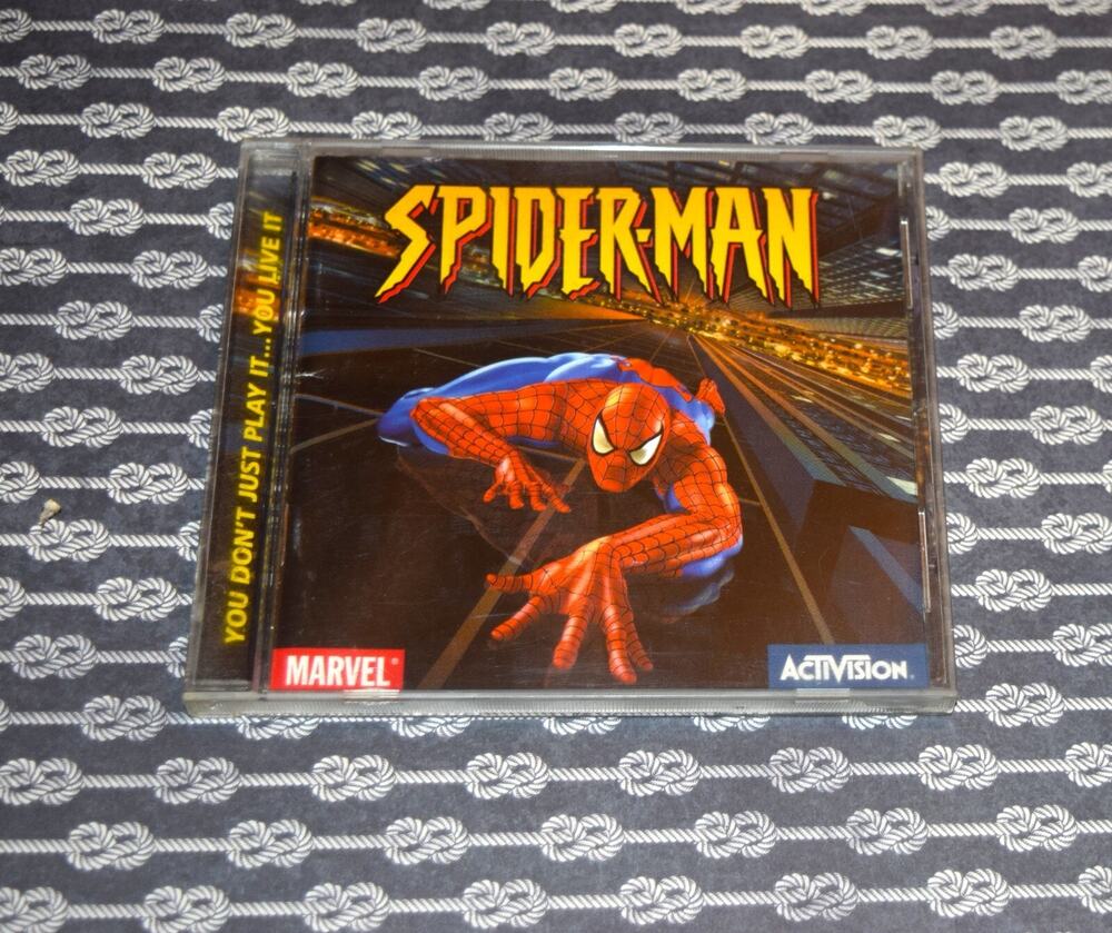 USED PC CD-ROM Computer Game SPIDER-MAN Windows 95/98 Activision MARVEL Web Hero